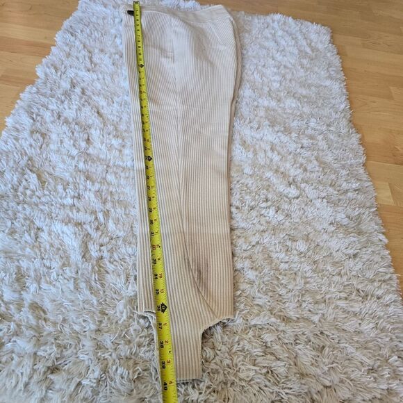 Vintage  Nils Pants Womens Beige Wool Blend Stirrups Snowboarding Ski Size M - Picture 9 of 9